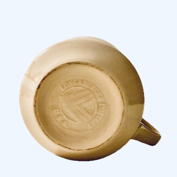 8 Longaberger Mugs Woven Traditions Pottery 4" Coffee Cups Red/Brown Pattern VTG - Picture 5 of 10